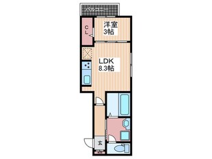 med西原の物件間取画像